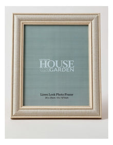 Linen Look Wrapped Photo Frame 20x25cm