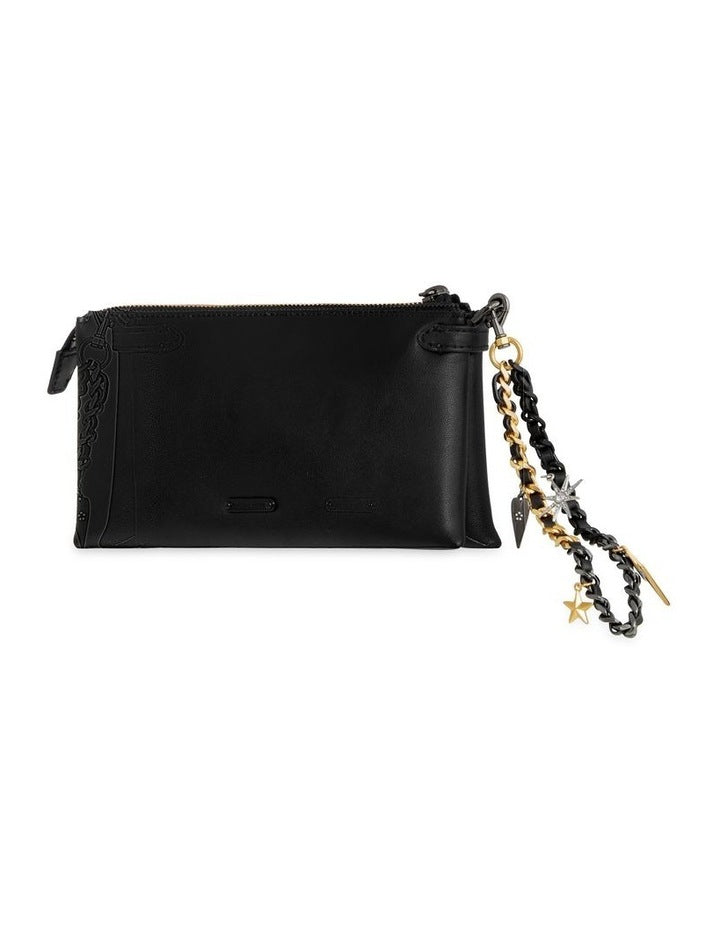 Cuff Me Up Clutch in Black