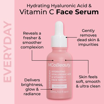 MCoBeauty Hydrating Hyaluronic Acid & Vitamin C Face Serum 30mL