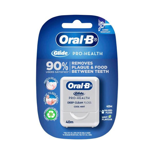 ORAL B PRO HEALTH GLIDE DEEP CLEAN DENTAL FLOSS 40M