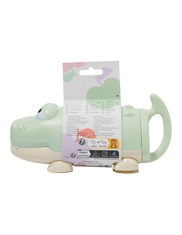 Water Squirters Crocodile in Pastel