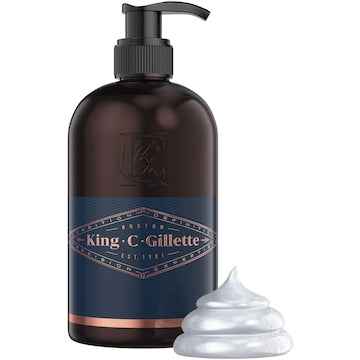 Gillette King C Beard & Face Wash 350mL