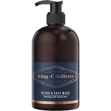 Gillette King C Beard & Face Wash 350mL