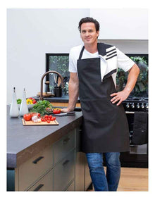 Lennox Black Double Oven Mitt in Black