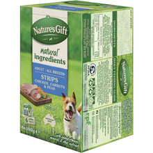 Nature's Gift Adult Wet Dog Food Strips Chicken Carrots & Peas 100g x 6 pack