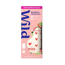 WILD DEODORANT STICK HEART CASE WITH GRAPEFRUIT & LIME 40G