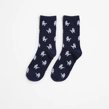 Poodle Print Crew Length Socks - AC-Lab