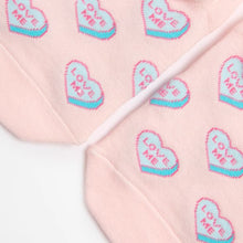 Candy Hearts Printed Sockettes - AC-Lab