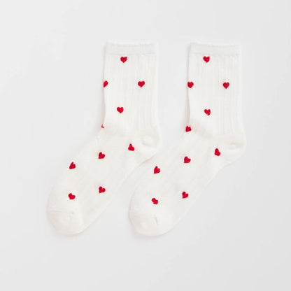 Australian Cotton Blend Pointelle Crew Socks