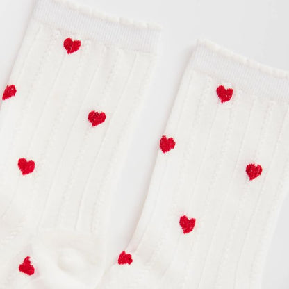 Australian Cotton Blend Pointelle Crew Socks
