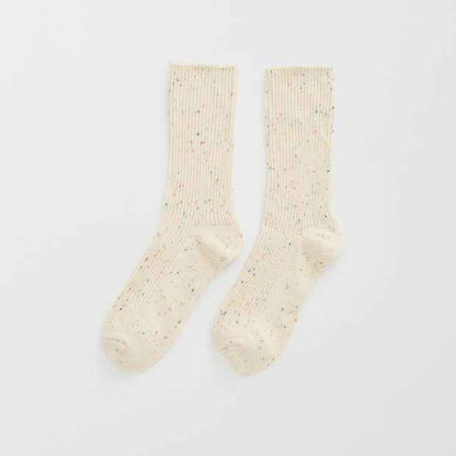 Australian Cotton Blend Marled Crew Socks