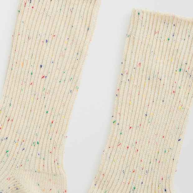 Australian Cotton Blend Marled Crew Socks
