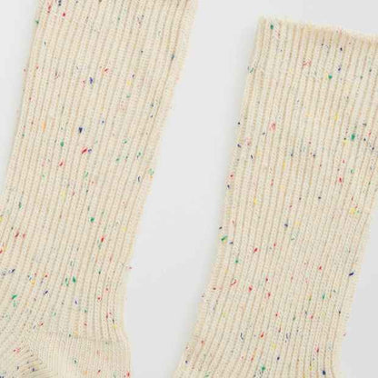 Australian Cotton Blend Marled Crew Socks