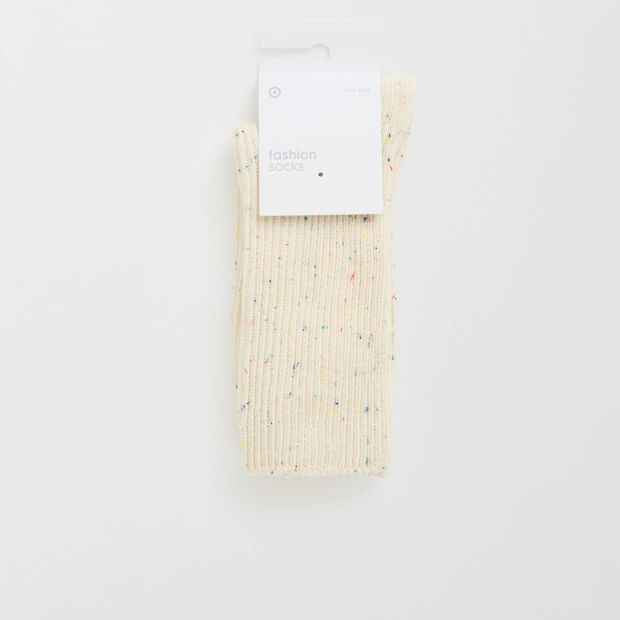 Australian Cotton Blend Marled Crew Socks