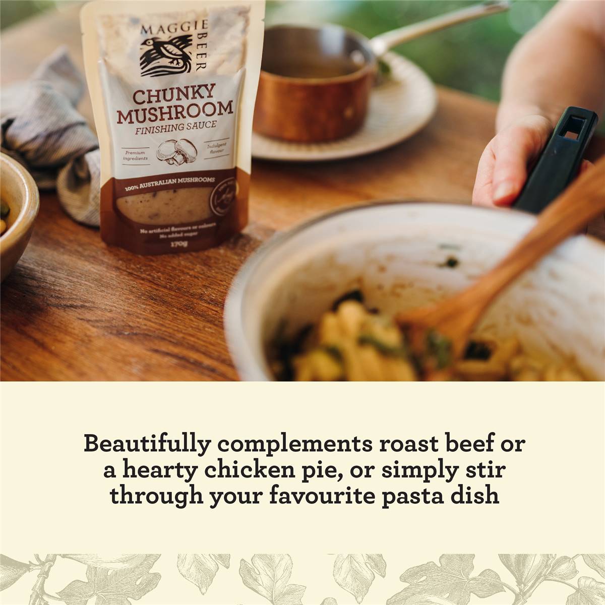 Maggie Beer Chunky Mushroom Finishing Sauce 170g