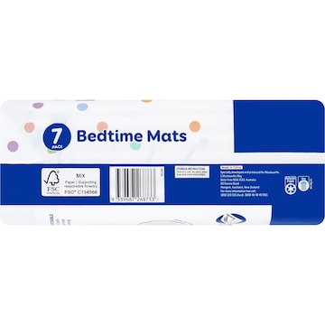 Little One's Bedtime Mats 7 pack