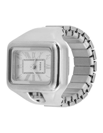 ES5344 Raquel Watch Ring Analogue Watch in Silver-Tone