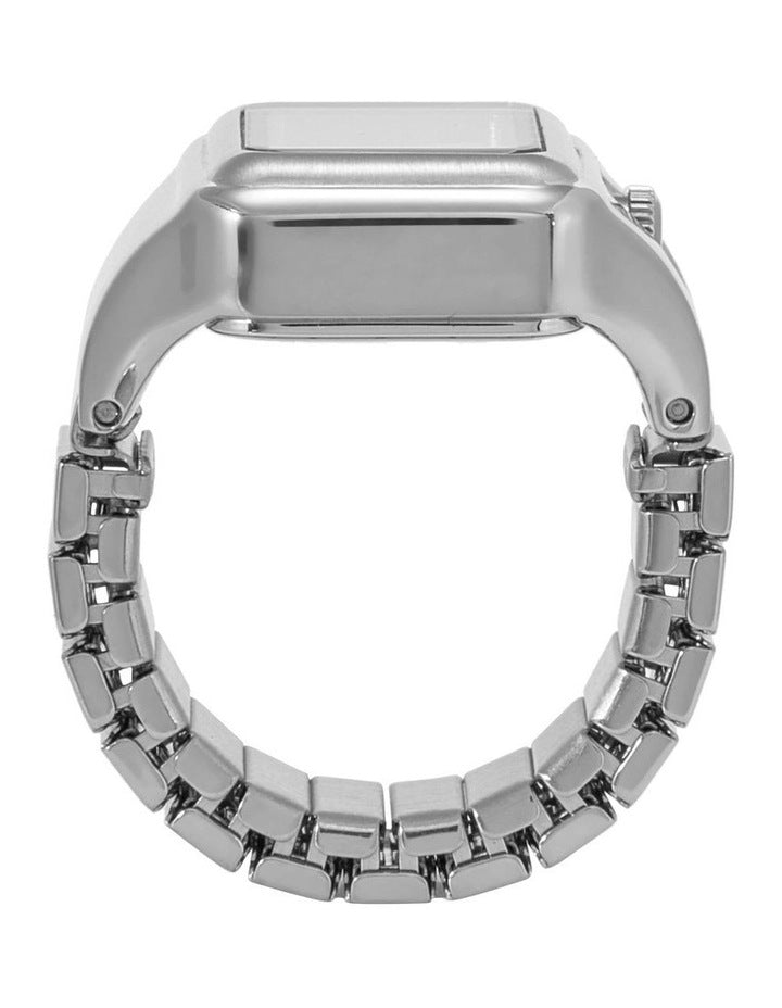 ES5344 Raquel Watch Ring Analogue Watch in Silver-Tone