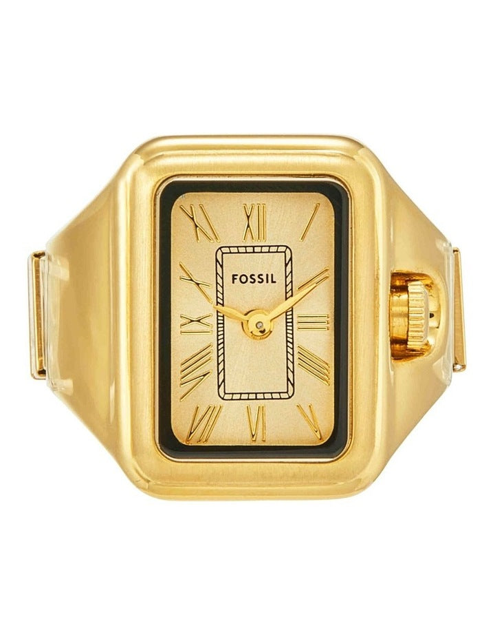 ES5343 Raquel Watch Ring Analogue Watch in Gold-Tone