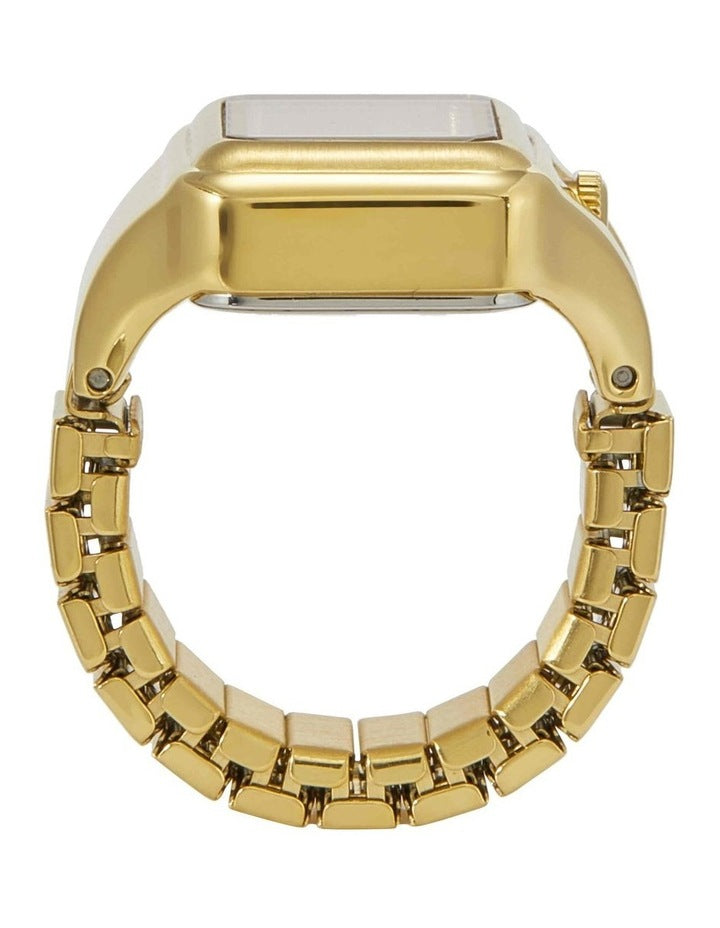 ES5343 Raquel Watch Ring Analogue Watch in Gold-Tone