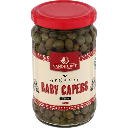 Sandhurst Organic Baby Capers In Brine 300g