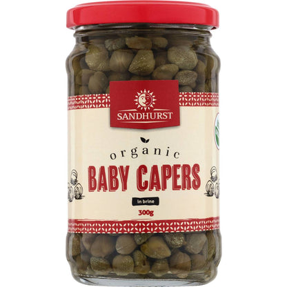 Sandhurst Organic Baby Capers In Brine 300g