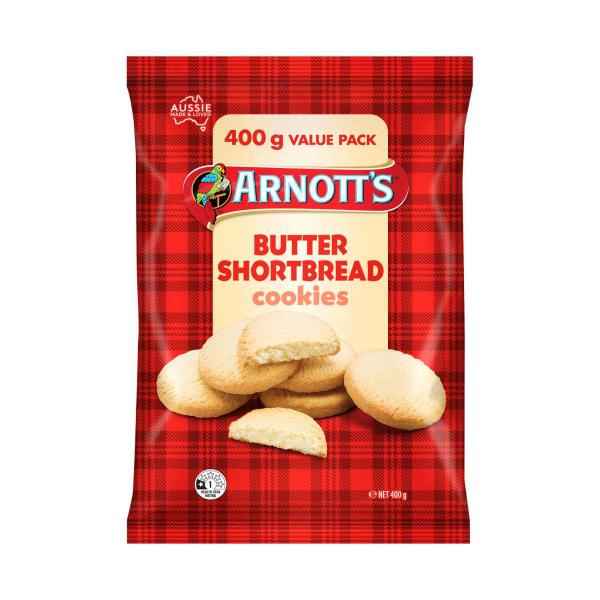 ARNOTT'S VALUE COOKIES BUTTER SHORTBREAD 400G