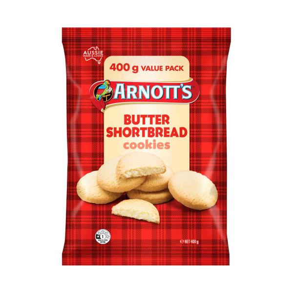 ARNOTT'S VALUE COOKIES BUTTER SHORTBREAD 400G