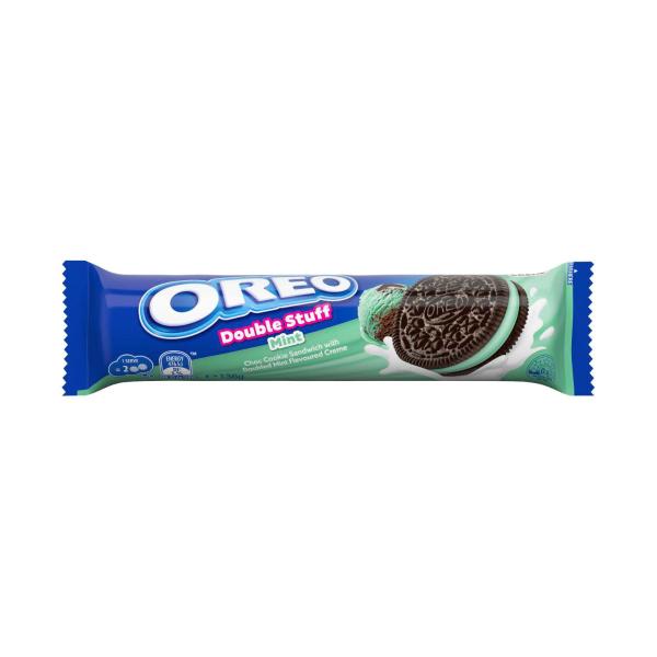 OREO CREME BISCUITS CHOCOLATE MINT 136G