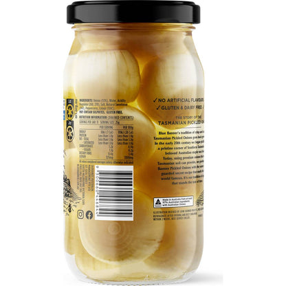 Blue Banner Tasmanian Pickled Onions No Added Sugar 525g