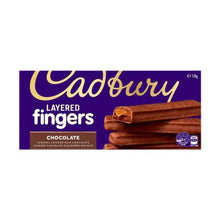 CADBURY LAYERED FINGERS CHOCOLATE BISCUITS 120G