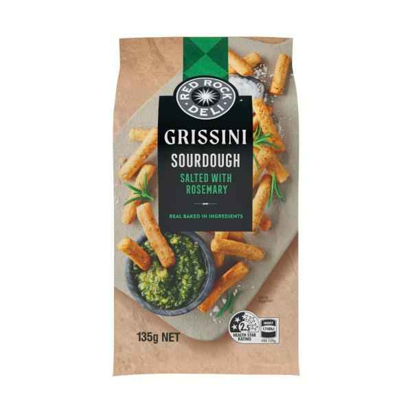 RRD GRISSINI SALTED SOURDOUGH WITH ROSEMARY 135G