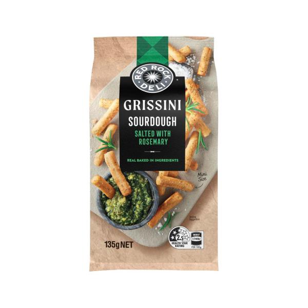 RRD MINI GRISSINI SALTED SOURDOUGH WITH ROSEMARY 135G