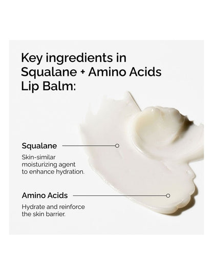 Squalane + Amino Acids Hydrating Lip Balm for Lips, Elbows and Cuticles 15ml