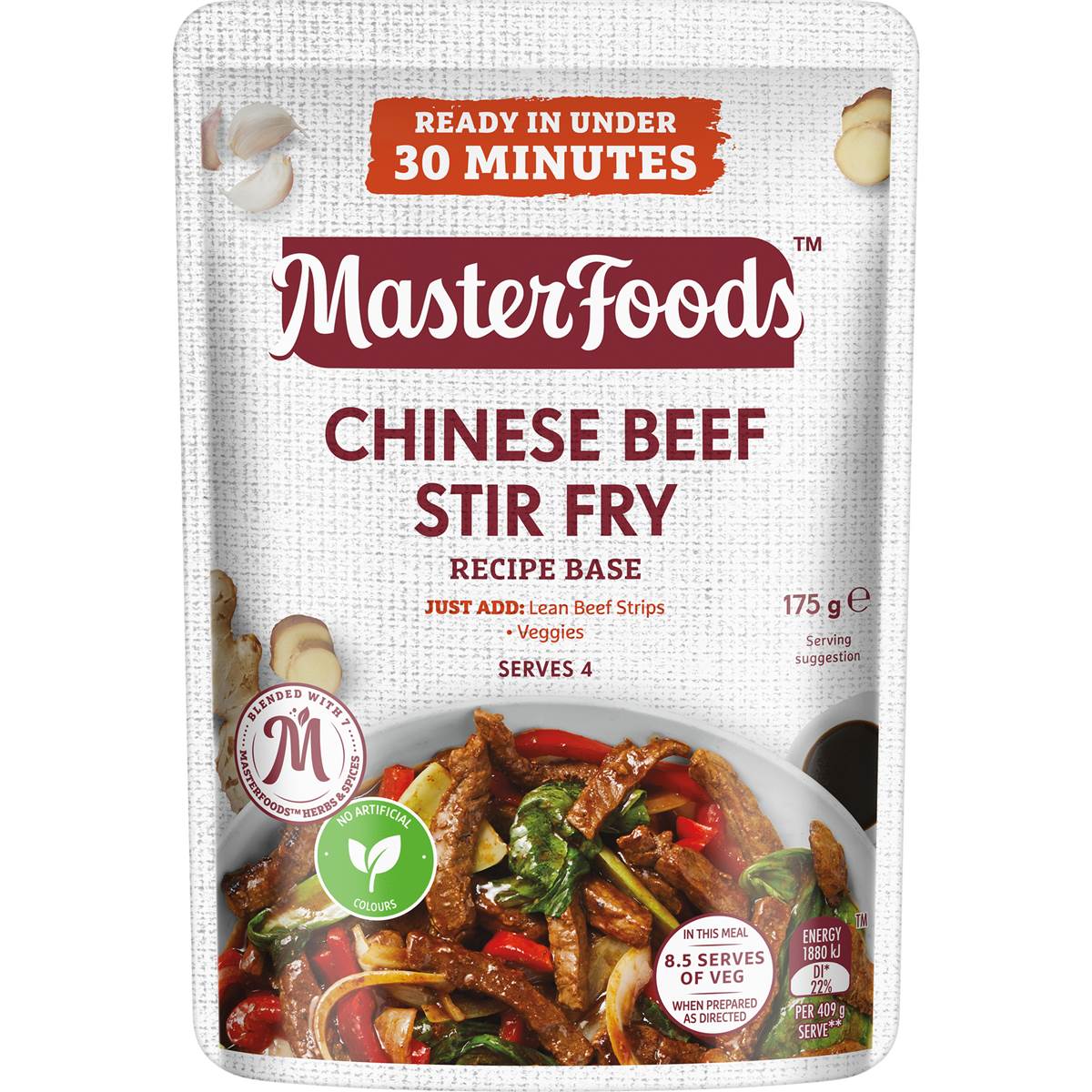 MasterFoods Chinese Beef Stir Fry Recipe Base 175g