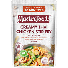 MasterFoods Stir Fry Recipe Base Creamy Thai Chicken 175g