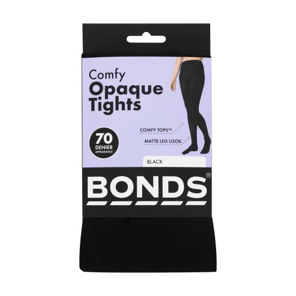 BONDS 70D OPAQUE/NO DIG TIGHT BLACK:SM/MED:.:1 PACK
