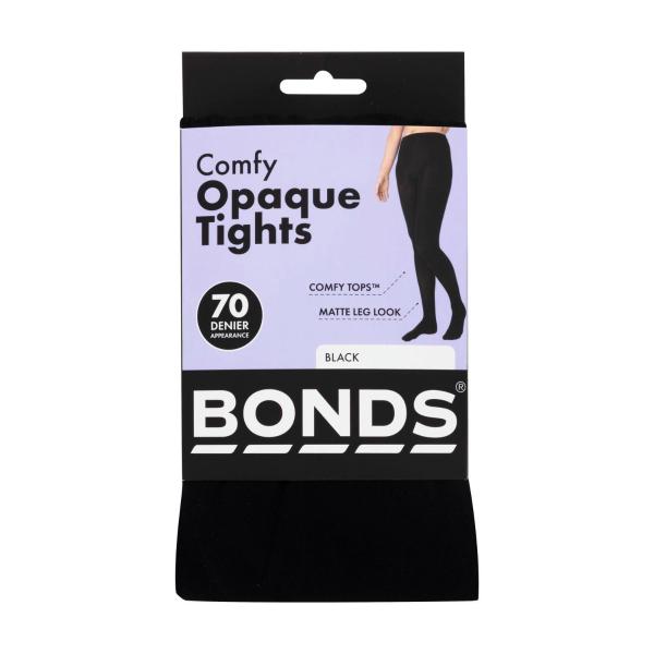BONDS 70D OPAQUE /NO DIG TIGHT BLACK:MED/LARGE:.:1 PACK