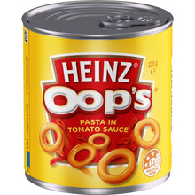 Heinz Oops Pasta In Tomato Sauce Canned Spaghetti o's 220g