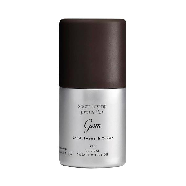 GEM SPORT-LOVING ROLL ON DEODORANT SANDALWOOD & CEDAR 50ML