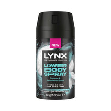 LYNX LOWER BODY DEODORANT SPRAY COCONUT & SANDALWOOD 100ML