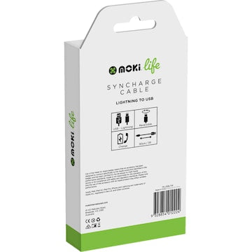 Moki Life Lightning 90cm Cables 2 pack