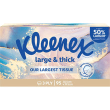 Kleenex Large & Thick 3 Ply Facial Tissues 95 Pack