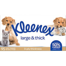 Kleenex Large & Thick 3 Ply Facial Tissues 95 pack