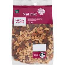 Woolworths Mixed Nuts Roasted & Salted 750g