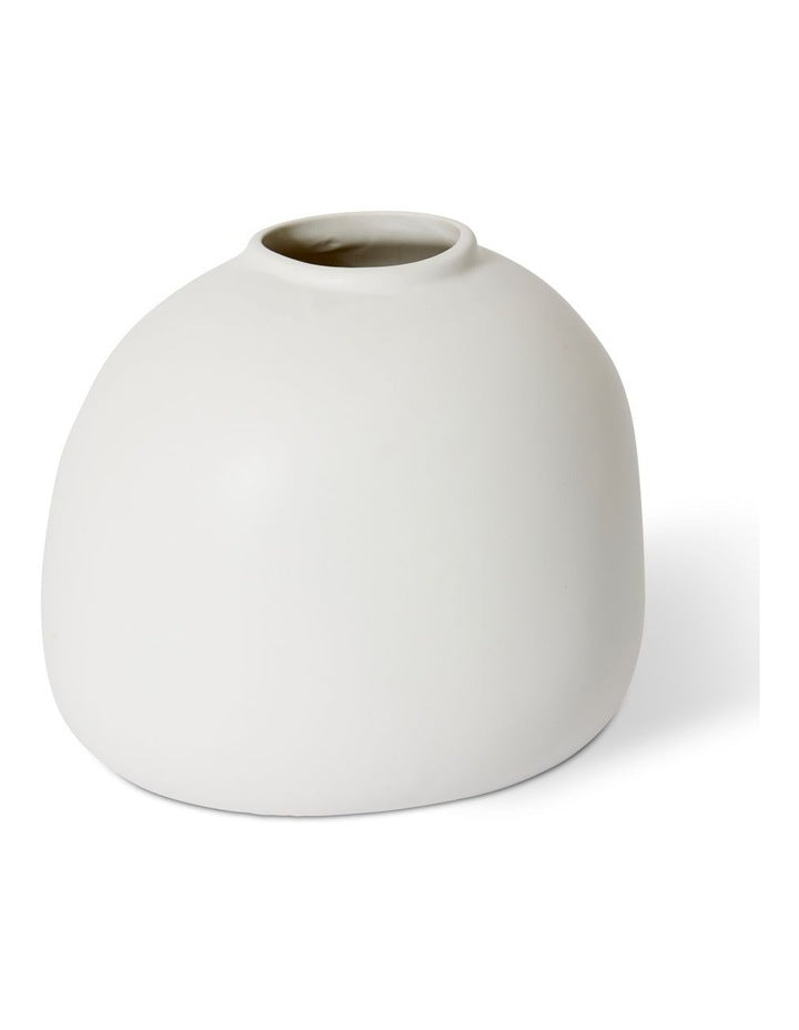 Benito Vase 20cm in White