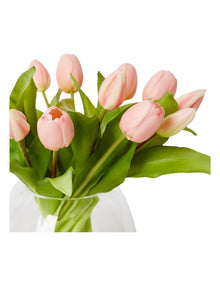 Tulip Bunch Alma Vase in Pink