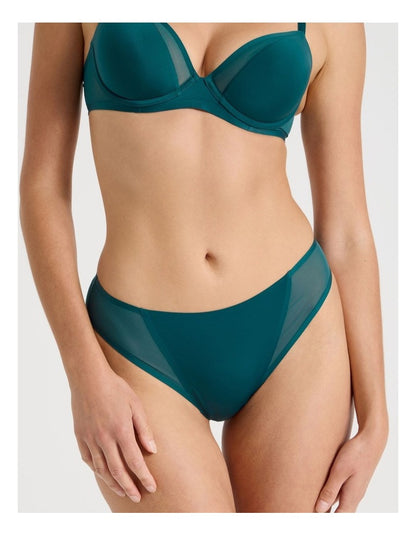 Soothe Sheer Bikini in Teal