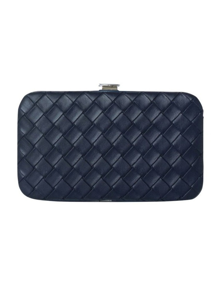 Woven Manicure Set in Navy