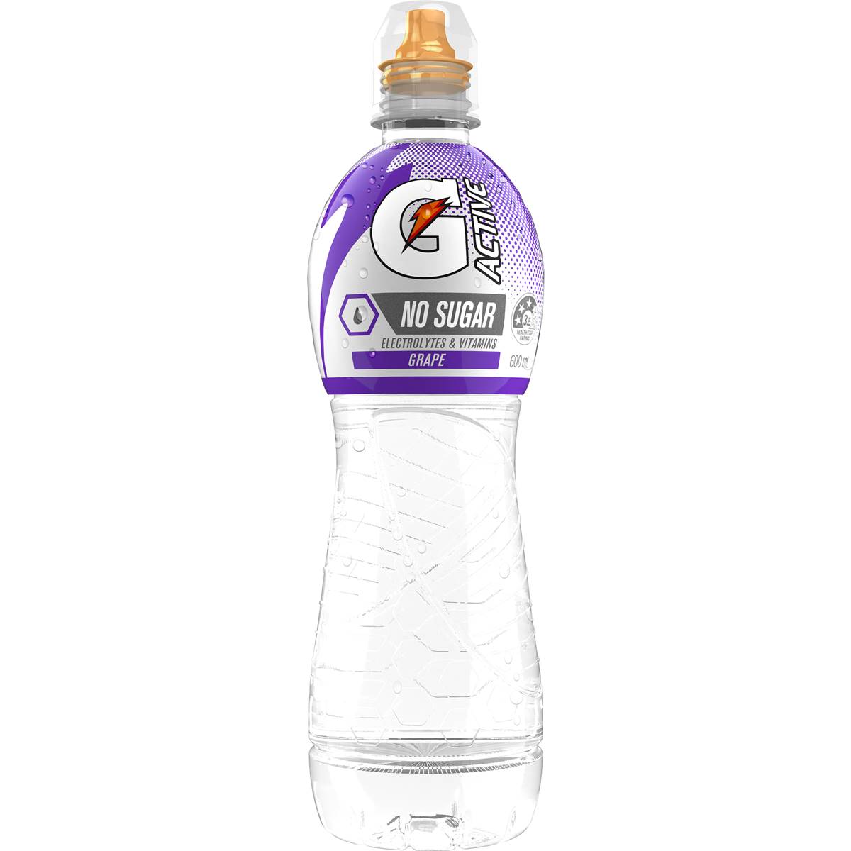 Gatorade G Active Sports Drinks Grape Water Electrolytes & Vitamins 600ml